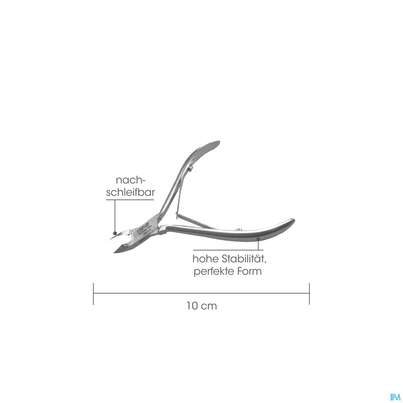 Hautzange Canal Rostfrei/schneide 7mm 10cm 3091- 1st, A-Nr.: 4786581 - 02