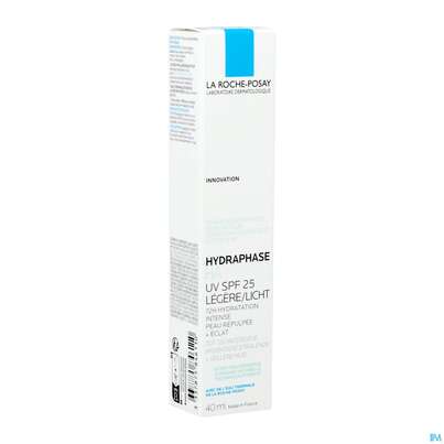 Sie sehen eine Packung La Roche Posay Hydraphase/ha Feuchtigkeitscreme Uv Leicht 40ml, Produktbild: 08 La Roche Posay Hydraphase/ha Feuchtigkeitscreme Uv Leicht 40ml, A-Nr.: 5716016 - 08