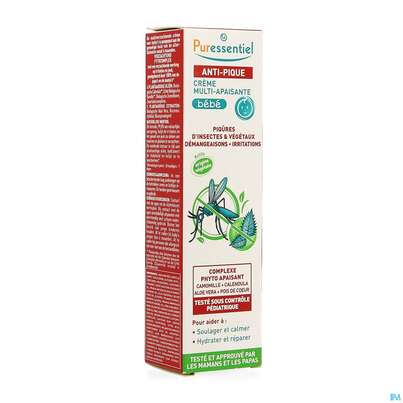 Sie sehen eine Packung Puressentiel Antistich/beruhigend Creme Baby Phyto Komplex Ab 6 Monat 30ml, Produktbild: 03 Puressentiel Antistich/beruhigend Creme Baby Phyto Komplex Ab 6 Monat 30ml, A-Nr.: 5107429 - 03