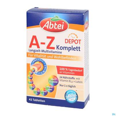 Abtei A-z Komplett Tabl Langzeit-multi- Vitamine 42st, A-Nr.: 4881405 - 02