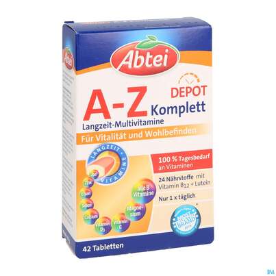 Abtei A-z Komplett Tabl Langzeit-multi- Vitamine 42st, A-Nr.: 4881405 - 03