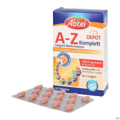 Abtei A-z Komplett Tabl Langzeit-multi- Vitamine 42st, A-Nr.: 4881405 - 04