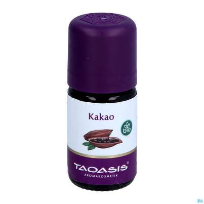 Sie sehen eine Packung Aetherische Oele Taoasis Bio Kakao Extrakt 5ml, Produktbild: 01 Aetherische Oele Taoasis Bio Kakao Extrakt 5ml, A-Nr.: 4052732 - 01