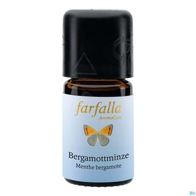Sie sehen eine Packung Aetherische Oele Farfalla Kontr.bio.anbau Bergamottminze 5ml, Produktbild: 01 Aetherische Oele Farfalla Kontr.bio.anbau Bergamottminze 5ml, A-Nr.: 4866417 - 01