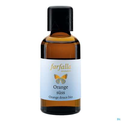 Sie sehen eine Packung Aetherische Oele Farfalla Kontr.bio.anbau Orange Suess 50ml, Produktbild: 01 Aetherische Oele Farfalla Kontr.bio.anbau Orange Suess 50ml, A-Nr.: 4866713 - 01