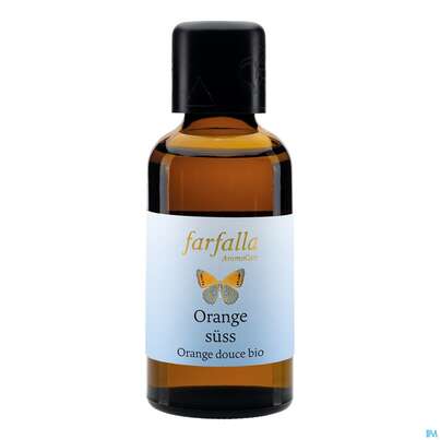 Sie sehen eine Packung Aetherische Oele Farfalla Kontr.bio.anbau Orange Suess 50ml, Produktbild: 02 Aetherische Oele Farfalla Kontr.bio.anbau Orange Suess 50ml, A-Nr.: 4866713 - 02