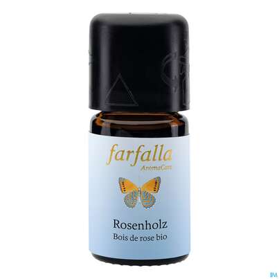 Sie sehen eine Packung Aetherische Oele Farfalla Kontr.bio.anbau Rosenholz 5ml, Produktbild: 02 Aetherische Oele Farfalla Kontr.bio.anbau Rosenholz 5ml, A-Nr.: 4866127 - 02
