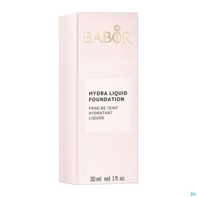 Sie sehen eine Packung Babor Foundation Hydra Liquid 10 64531 30ml, Produktbild: 01 Babor Foundation Hydra Liquid 10 64531 30ml, A-Nr.: 5580829 - 01