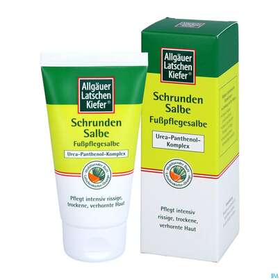 Sie sehen eine Packung Allgäuer Latschenkiefer Schrunden Salbe Latschenkiefer-orange 75ml, Produktbild: 02 Allgäuer Latschenkiefer Schrunden Salbe Latschenkiefer-orange 75ml, A-Nr.: 3204602 - 02