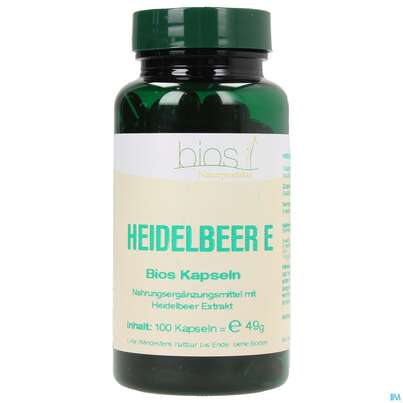Bios Heidelbeer Extrakt 100 Kapseln, A-Nr.: 3891519 - 01