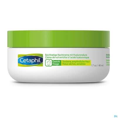 Cetaphil Nachtcreme +hyaluronsaeure Reichhalt 48ml, A-Nr.: 4839343 - 06