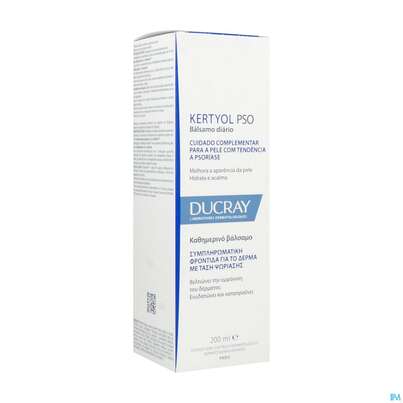 Sie sehen eine Packung Ducray Kertyol P.s.o Balsam Neu 200ml, Produktbild: 03 Ducray Kertyol P.s.o Balsam Neu 200ml, A-Nr.: 5684581 - 03