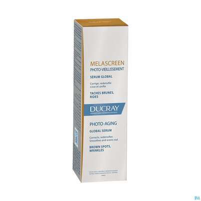 Sie sehen eine Packung Ducray Melascreen Photo-aging Intensiv Serum 30ml, Produktbild: 02 Ducray Melascreen Photo-aging Intensiv Serum 30ml, A-Nr.: 5130434 - 02