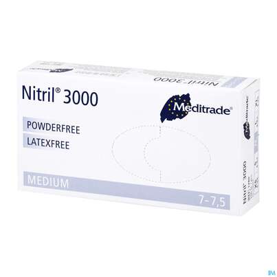 Sie sehen eine Packung Einmalhandschuhe Eurohelp Puderfrei/latexfrei Nitril Blau M 100st, Produktbild: 02 Einmalhandschuhe Eurohelp Puderfrei/latexfrei Nitril Blau M 100st, A-Nr.: 4295280 - 02