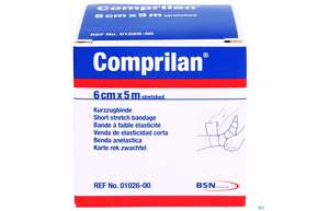 Elastische Binden Comprilan Textilelast.kurzzugbinde 5mx 6cm Nr 0102600 1st, A-Nr.: 1402924 - 01