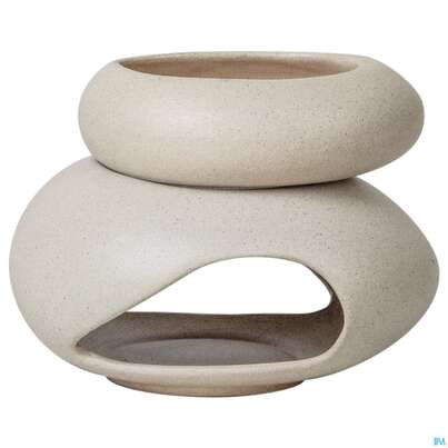 Sie sehen eine Packung Farfalla Duftlampe Kyoto Beige 1st, Produktbild: 01 Farfalla Duftlampe Kyoto Beige 1st, A-Nr.: 5750941 - 01