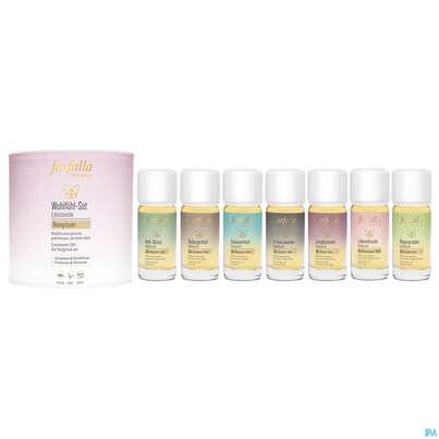 Sie sehen eine Packung Farfalla Edelsteinoel Wohlfuehl-set 1st, Produktbild: 01 Farfalla Edelsteinoel Wohlfuehl-set 1st, A-Nr.: 5645871 - 01