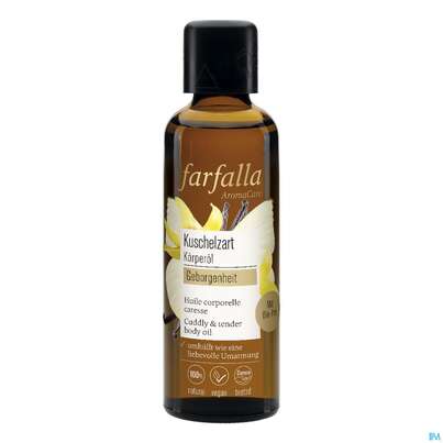 Sie sehen eine Packung Farfalla Koerperoel Kuschelzart Geborgenheit 75ml, Produktbild: 01 Farfalla Koerperoel Kuschelzart Geborgenheit 75ml, A-Nr.: 5675530 - 01