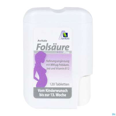 Folsaeure Tabl 800 Plus 120st, A-Nr.: 5296229 - 05