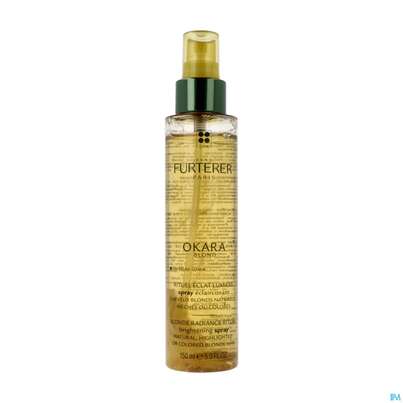 Sie sehen eine Packung Furterer Okara Blond Leuchtkraft-spray 150ml, Produktbild: 03 Furterer Okara Blond Leuchtkraft-spray 150ml, A-Nr.: 5439775 - 03