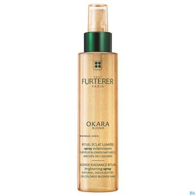 Sie sehen eine Packung Furterer Okara Blond Leuchtkraft-spray 150ml, Produktbild: 04 Furterer Okara Blond Leuchtkraft-spray 150ml, A-Nr.: 5439775 - 04