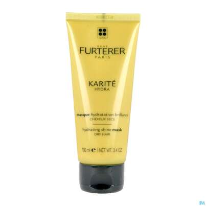 Sie sehen eine Packung Furterer Shea-butter Hydra Feuchtigkeitsspendende Maske 100ml, Produktbild: 03 Furterer Shea-butter Hydra Feuchtigkeitsspendende Maske 100ml, A-Nr.: 5439568 - 03