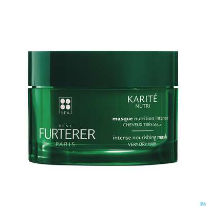 Sie sehen eine Packung Furterer Shea-butter Nutri Intensiv-nährende Haarmaske 200ml, Produktbild: 03 Furterer Shea-butter Nutri Intensiv-nährende Haarmaske 200ml, A-Nr.: 5439657 - 03