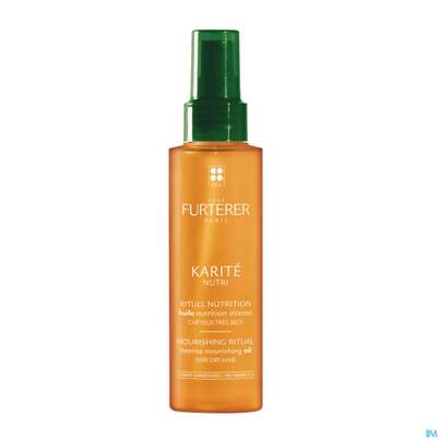 Sie sehen eine Packung Furterer Shea-butter Nutri Nährendes Haaröl 100ml, Produktbild: 03 Furterer Shea-butter Nutri Nährendes Haaröl 100ml, A-Nr.: 5439580 - 03