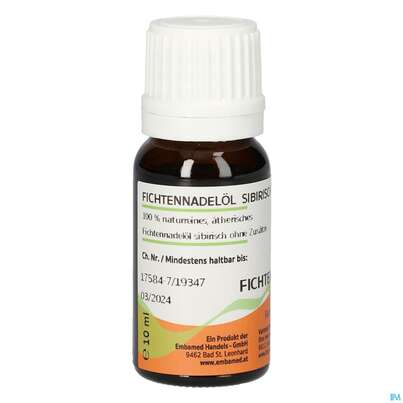 Sie sehen eine Packung Gall Pharma Fichtennadelöl Sibirisch Embamed, Produktbild: 01 Gall Pharma Fichtennadelöl Sibirisch Embamed, A-Nr.: 5420089 - 01