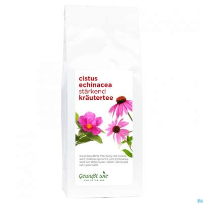 Sie sehen eine Packung Gewusst Wie Tee Cistus Echinacea 80g, Produktbild: 02 Gewusst Wie Tee Cistus Echinacea 80g, A-Nr.: 5385861 - 02