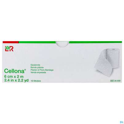 Gipsbinden Cellona-rauscher 2mx 6cm 10st, A-Nr.: 1212945 - 01