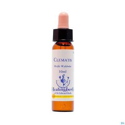 Sie sehen eine Packung Healing Herbs 09 Clematis 10ml, Produktbild: 01 Healing Herbs 09 Clematis 10ml, A-Nr.: 2186090 - 01