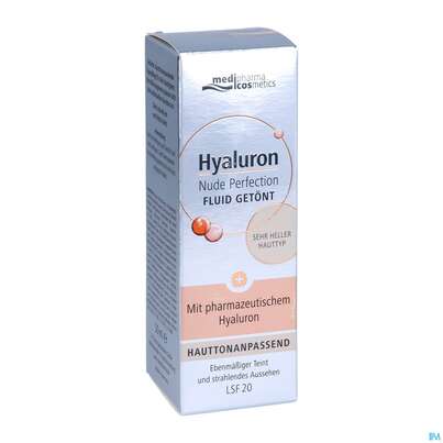 Hyaluron Nude Perfection Getoentes Fluid Sehr Heller Typ Lsf20 50ml, A-Nr.: 4914694 - 05