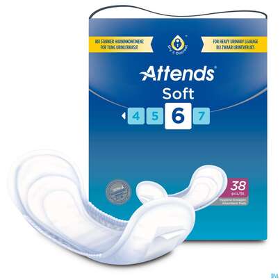 Inkontinenz Attends Einlagen Soft 6 38st, A-Nr.: 3791456 - 06