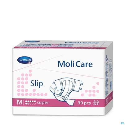 Sie sehen eine Packung Inkontinenz Molicare Slip 7 Tropfen M 30st, Produktbild: 02 Inkontinenz Molicare Slip 7 Tropfen M 30st, A-Nr.: 5449779 - 02