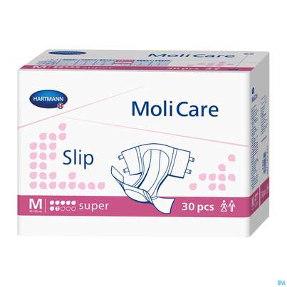 Sie sehen eine Packung Inkontinenz Molicare Slip 7 Tropfen M 30st, Produktbild: 03 Inkontinenz Molicare Slip 7 Tropfen M 30st, A-Nr.: 5449779 - 03