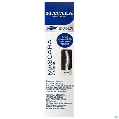 Sie sehen eine Packung Mavala Mascara/creamy Brown 10ml, Produktbild: 01 Mavala Mascara/creamy Brown 10ml, A-Nr.: 3965695 - 01