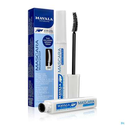Sie sehen eine Packung Mavala Mascara/waterproof Noir 10ml, Produktbild: 03 Mavala Mascara/waterproof Noir 10ml, A-Nr.: 3942820 - 03