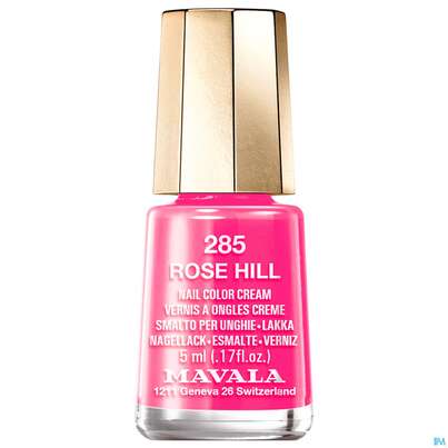 Sie sehen eine Packung Mavala Nagellacke 285 Rose Hill 5ml, Produktbild: 01 Mavala Nagellacke 285 Rose Hill 5ml, A-Nr.: 4515899 - 01