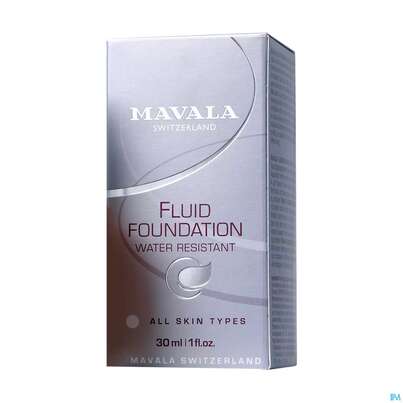 Sie sehen eine Packung Mavalia Fluid Foundation Ivoire 30ml, Produktbild: 02 Mavalia Fluid Foundation Ivoire 30ml, A-Nr.: 3648954 - 02