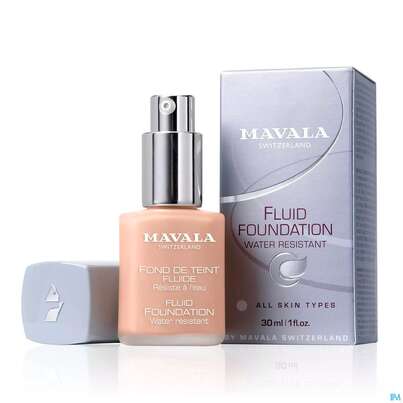 Sie sehen eine Packung Mavalia Fluid Foundation Ivoire 30ml, Produktbild: 03 Mavalia Fluid Foundation Ivoire 30ml, A-Nr.: 3648954 - 03