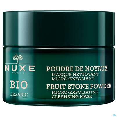 Sie sehen eine Packung Nuxe Bio/cleansing Mask Fruit Stone Powder Micro Exfoliating Mask 50ml, Produktbild: 05 Nuxe Bio/cleansing Mask Fruit Stone Powder Micro Exfoliating Mask 50ml, A-Nr.: 5607787 - 05