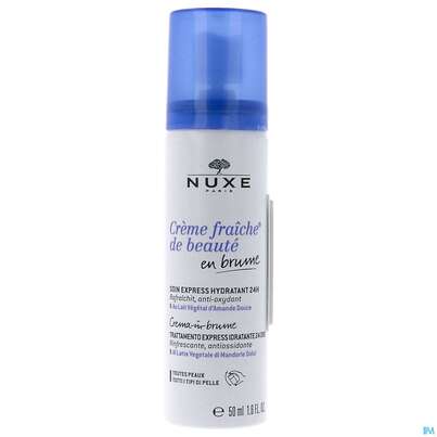 Sie sehen eine Packung Nuxe Creme/fraiche Mist Freuchtigkeits- Spendend Alle Hauttype 50ml, Produktbild: 01 Nuxe Creme/fraiche Mist Freuchtigkeits- Spendend Alle Hauttype 50ml, A-Nr.: 5360134 - 01