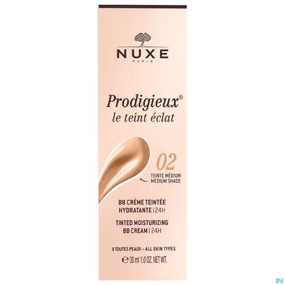 Nuxe Tinted Moist Bb Cream Le Teint Eclat 24h Moisturising Medium 30ml, A-Nr.: 5893729 - 01