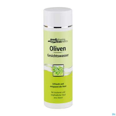 Sie sehen eine Packung Oliven Oel Dr.theiss Gesichtswasser 200ml, Produktbild: 03 Oliven Oel Dr.theiss Gesichtswasser 200ml, A-Nr.: 3130542 - 03