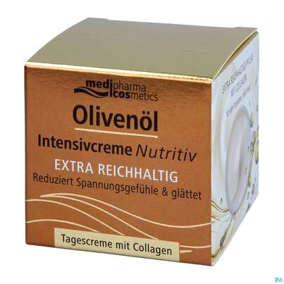 Sie sehen eine Packung Oliven Oel Dr.theiss Intensiv Creme Nutritiv Tag 50ml, Produktbild: 05 Oliven Oel Dr.theiss Intensiv Creme Nutritiv Tag 50ml, A-Nr.: 4915334 - 05