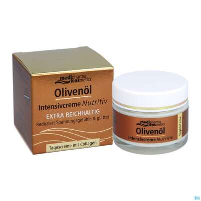 Sie sehen eine Packung Oliven Oel Dr.theiss Intensiv Creme Nutritiv Tag 50ml, Produktbild: 07 Oliven Oel Dr.theiss Intensiv Creme Nutritiv Tag 50ml, A-Nr.: 4915334 - 07