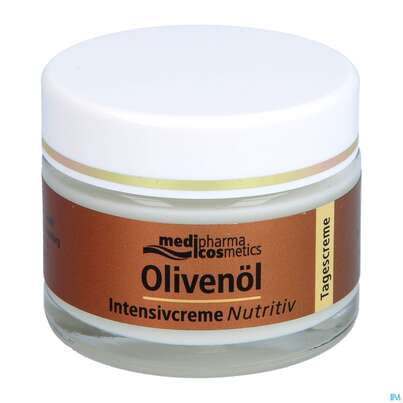 Sie sehen eine Packung Oliven Oel Dr.theiss Intensiv Creme Nutritiv Tag 50ml, Produktbild: 08 Oliven Oel Dr.theiss Intensiv Creme Nutritiv Tag 50ml, A-Nr.: 4915334 - 08