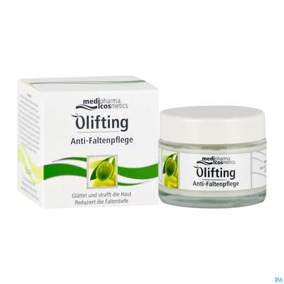 Sie sehen eine Packung Oliven Oel Dr.theiss Olifting Anti-falten Pflege 50ml, Produktbild: 06 Oliven Oel Dr.theiss Olifting Anti-falten Pflege 50ml, A-Nr.: 3386514 - 06