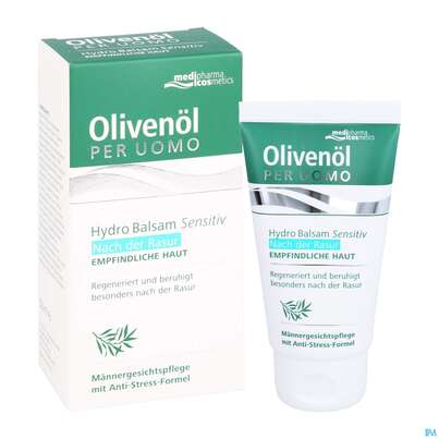 Sie sehen eine Packung Oliven Oel Dr.theiss Per Uomo Hydro Balsam Sensitiv 50ml, Produktbild: 07 Oliven Oel Dr.theiss Per Uomo Hydro Balsam Sensitiv 50ml, A-Nr.: 3698395 - 07